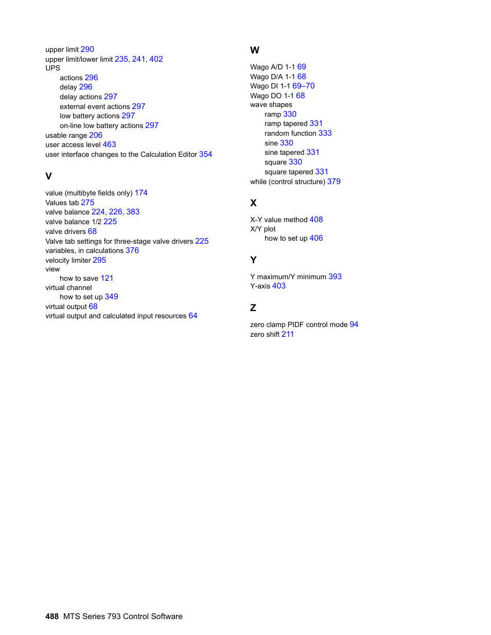 MTS Series 793 User Manual | Page 488 / 490