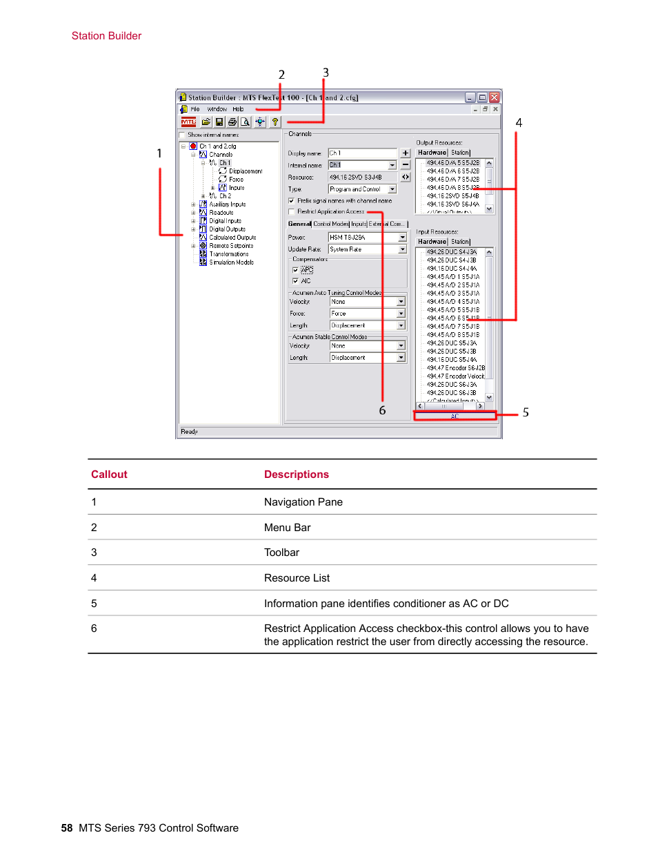 MTS Series 793 User Manual | Page 58 / 490