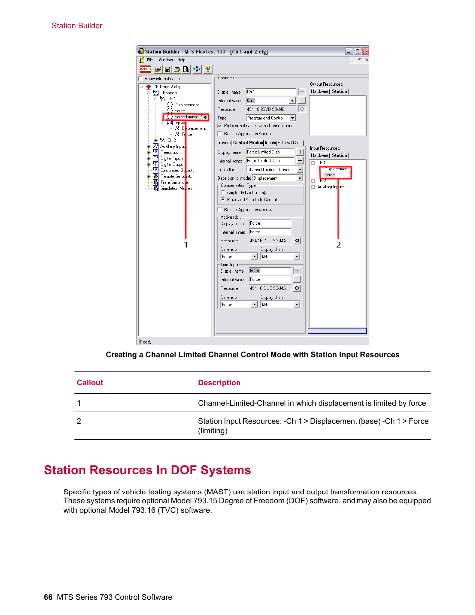 Station resources in dof systems | MTS Series 793 User Manual | Page 66 / 490