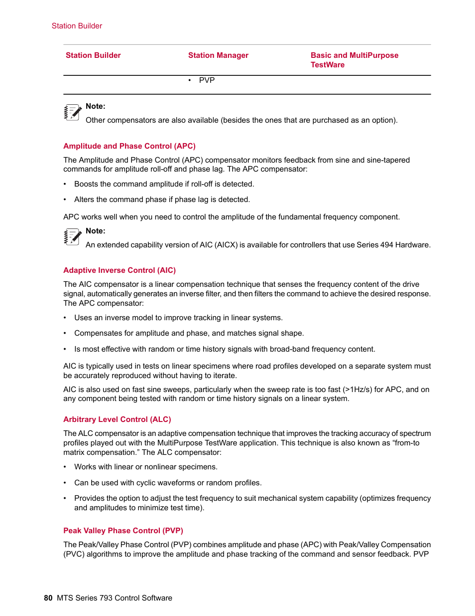 MTS Series 793 User Manual | Page 80 / 490