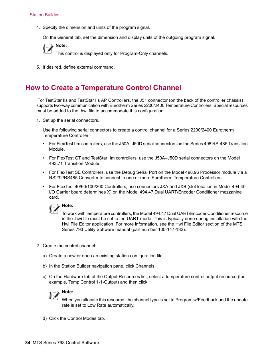 How to create a temperature control channel | MTS Series 793 User Manual | Page 84 / 490