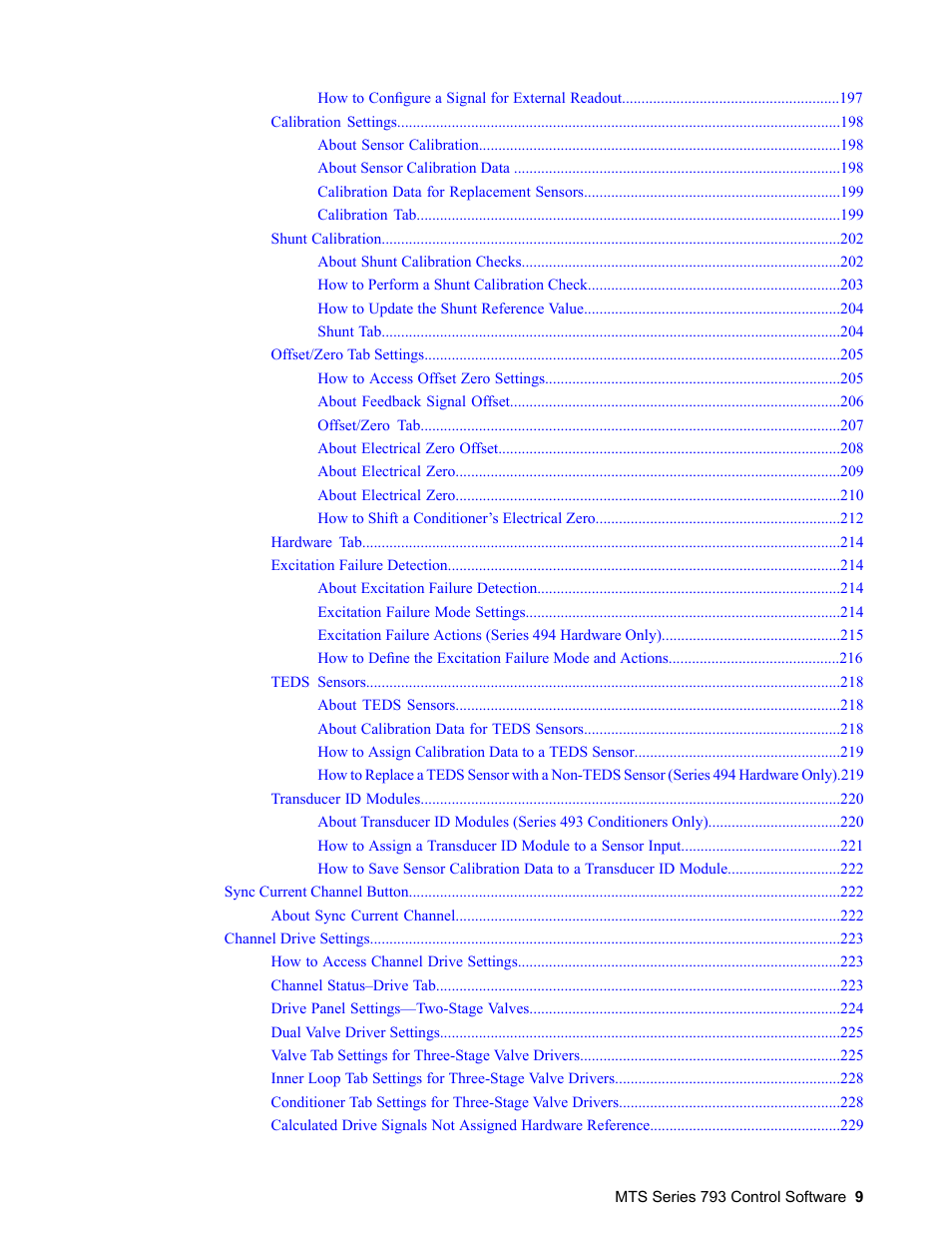 MTS Series 793 User Manual | Page 9 / 490