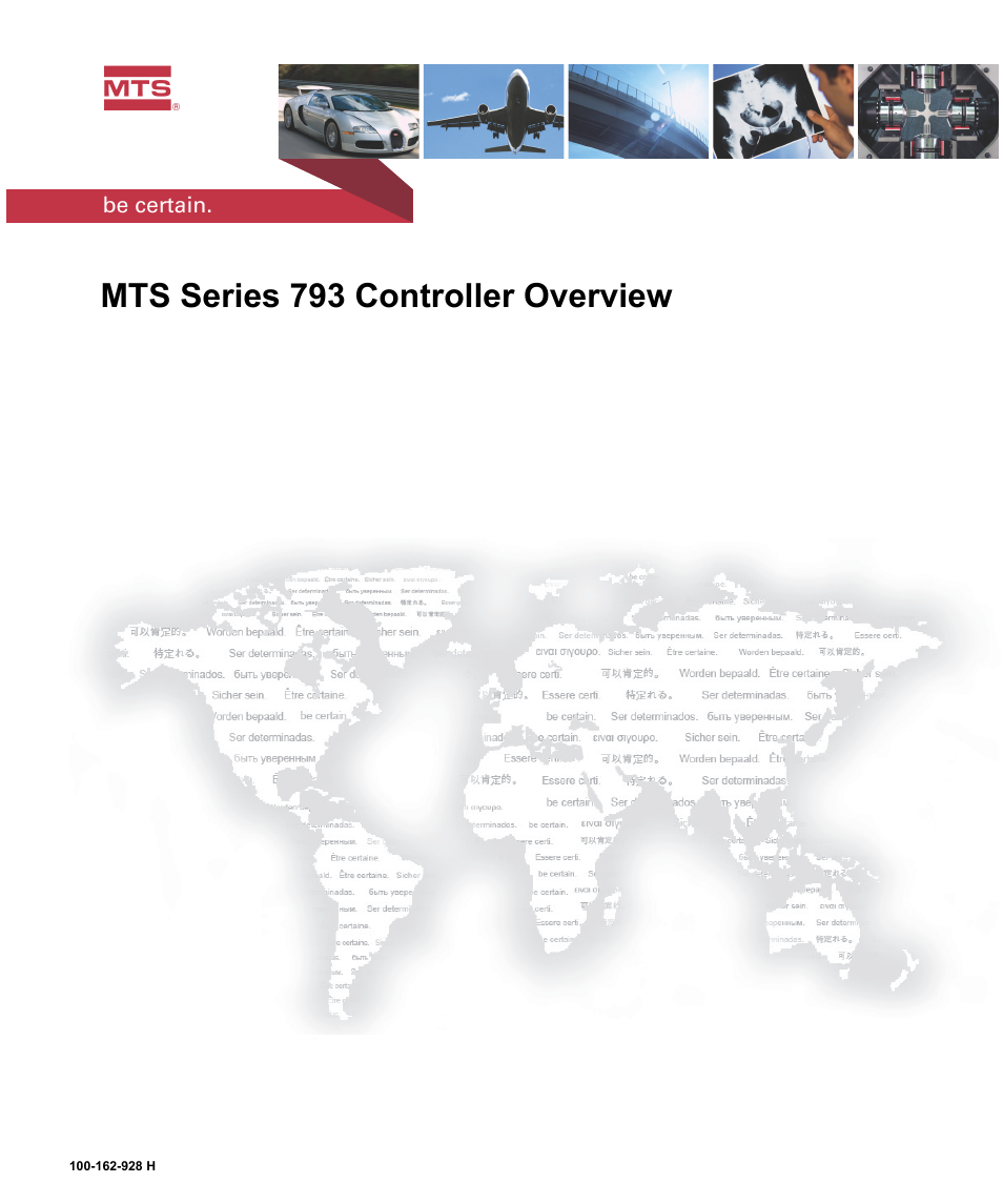 MTS Series 793 Controller User Manual | 106 pages