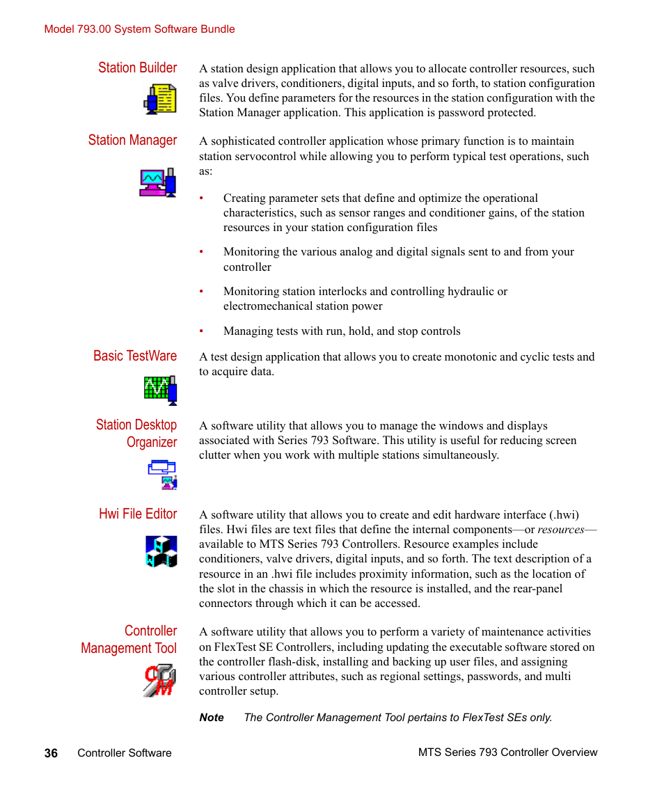MTS Series 793 Controller User Manual | Page 36 / 106