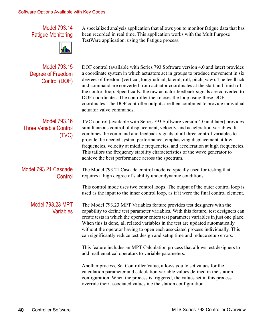 MTS Series 793 Controller User Manual | Page 40 / 106