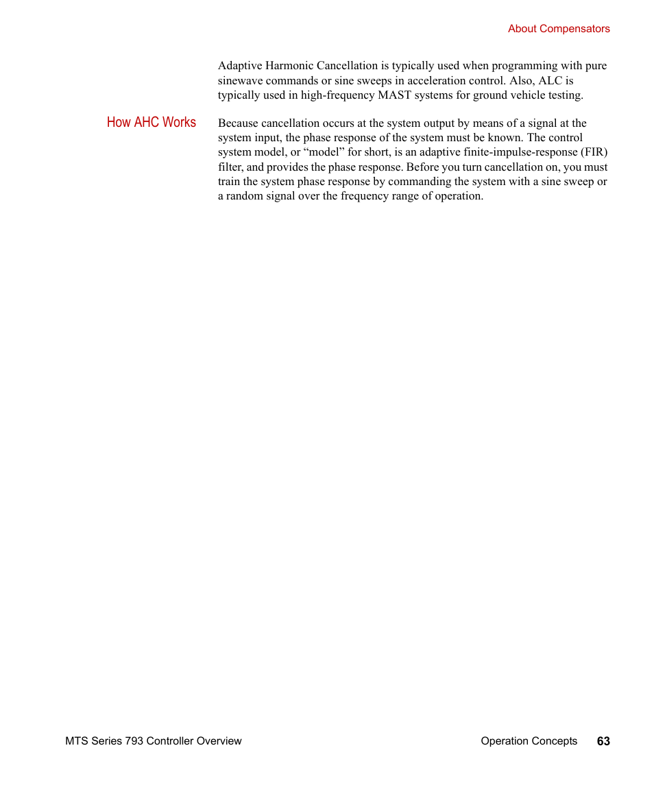 How ahc works | MTS Series 793 Controller User Manual | Page 63 / 106