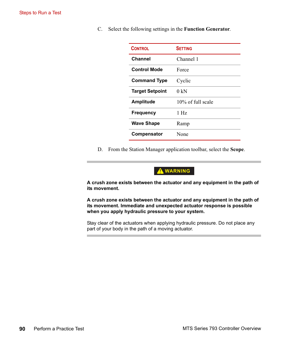 MTS Series 793 Controller User Manual | Page 90 / 106