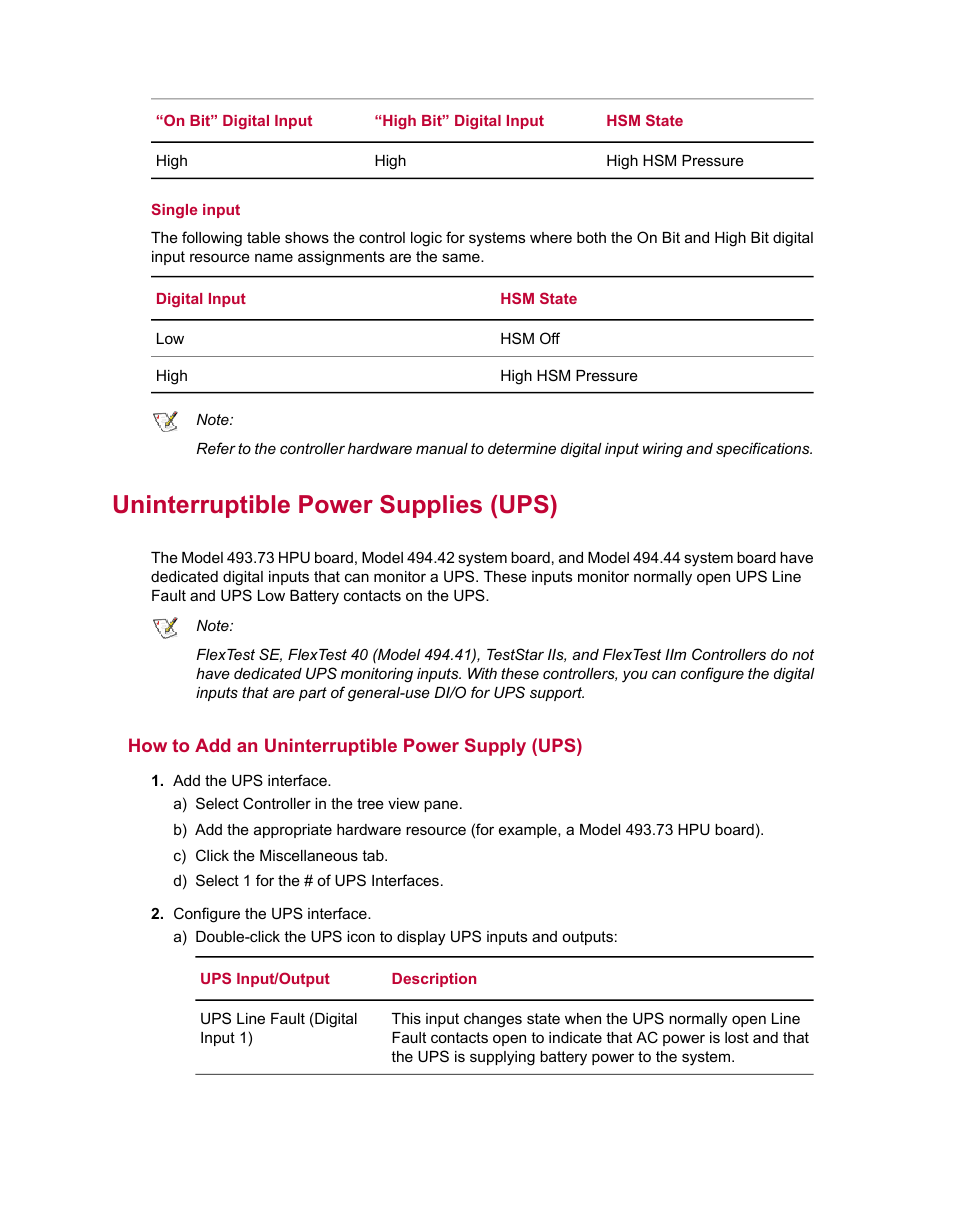 Uninterruptible power supplies (ups), How to add an uninterruptible power supply (ups) | MTS Series 793 Utility Software User Manual | Page 100 / 124