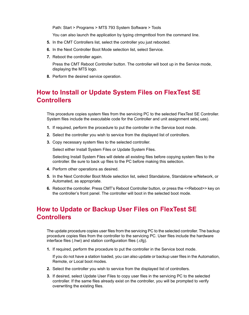 MTS Series 793 Utility Software User Manual | Page 115 / 124