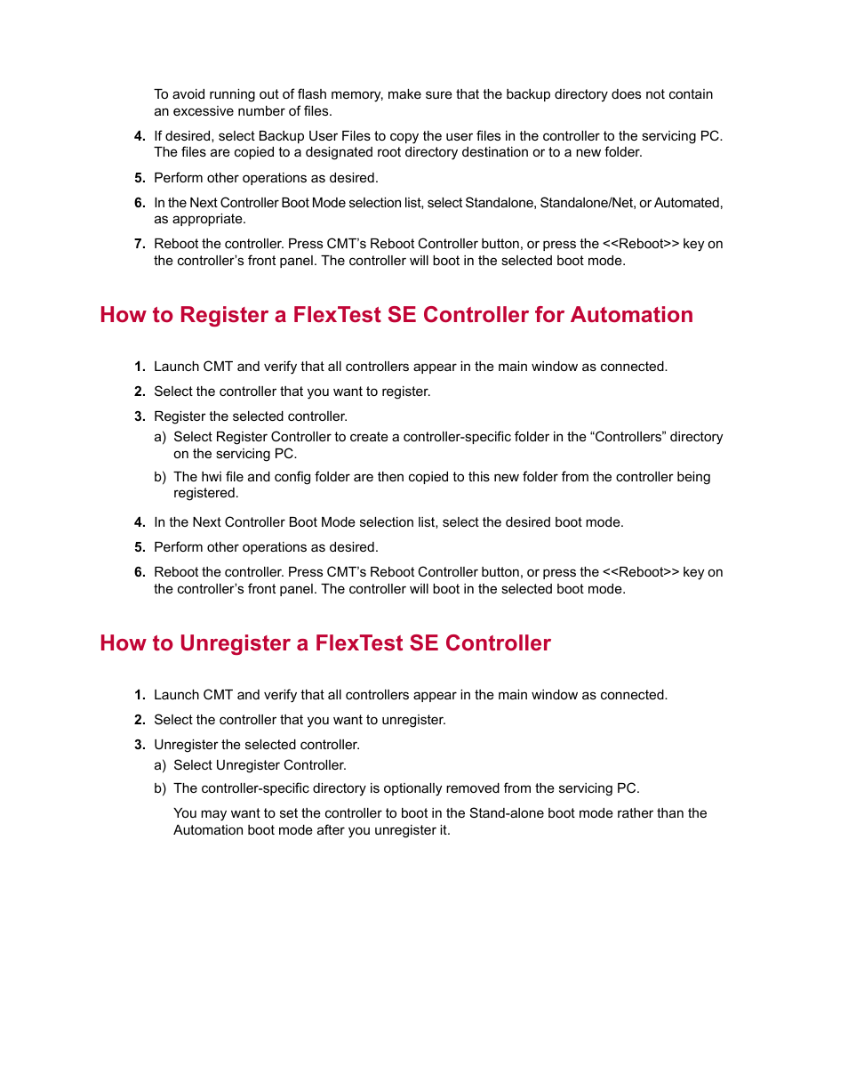 How to unregister a flextest se controller | MTS Series 793 Utility Software User Manual | Page 116 / 124