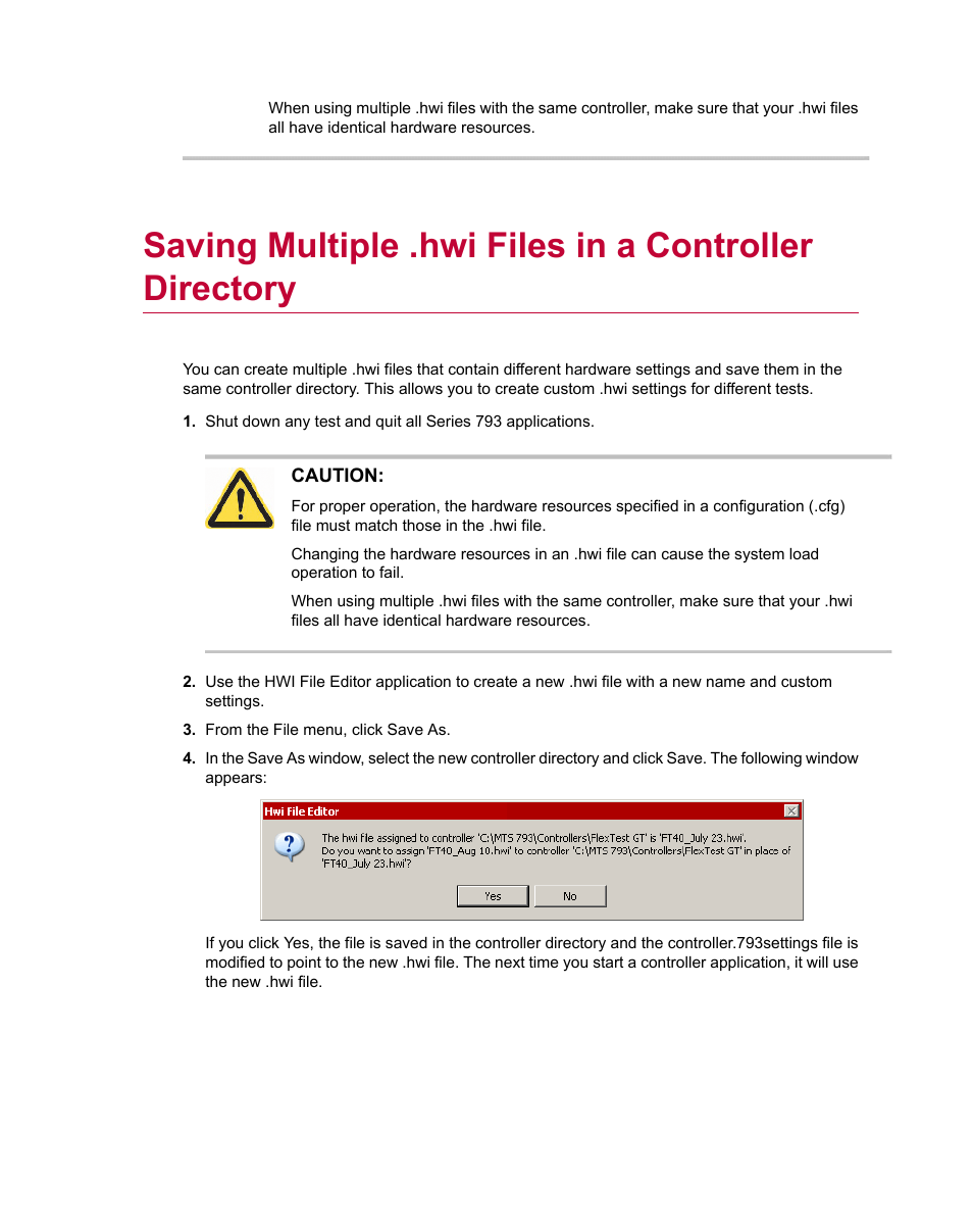 MTS Series 793 Utility Software User Manual | Page 21 / 124