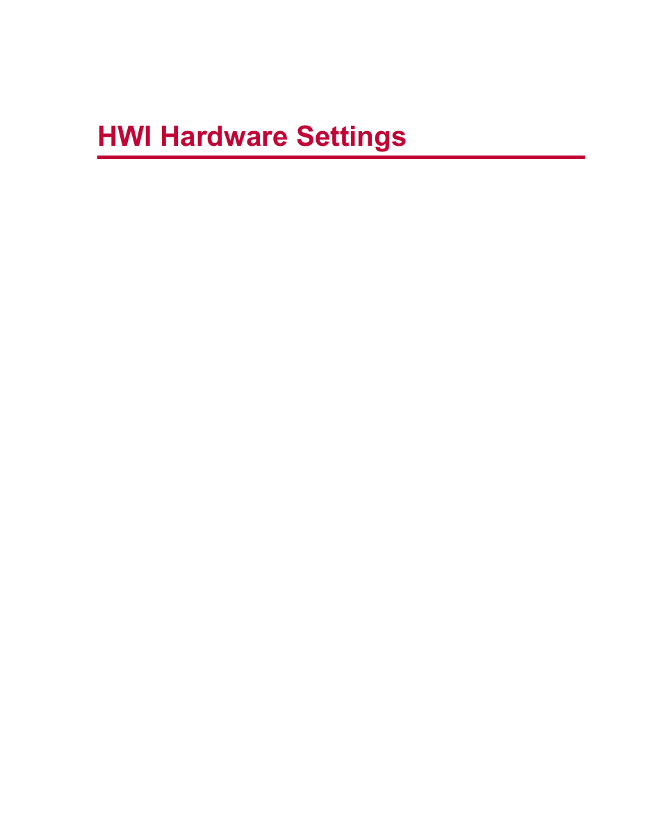 Hwi hardware settings | MTS Series 793 Utility Software User Manual | Page 33 / 124