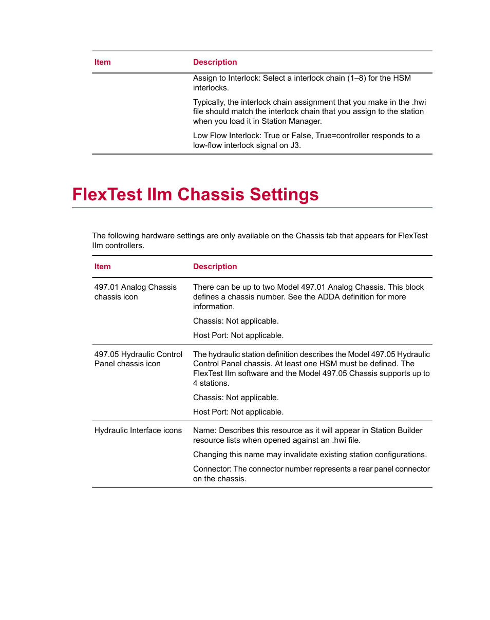 Flextest iim chassis settings | MTS Series 793 Utility Software User Manual | Page 91 / 124