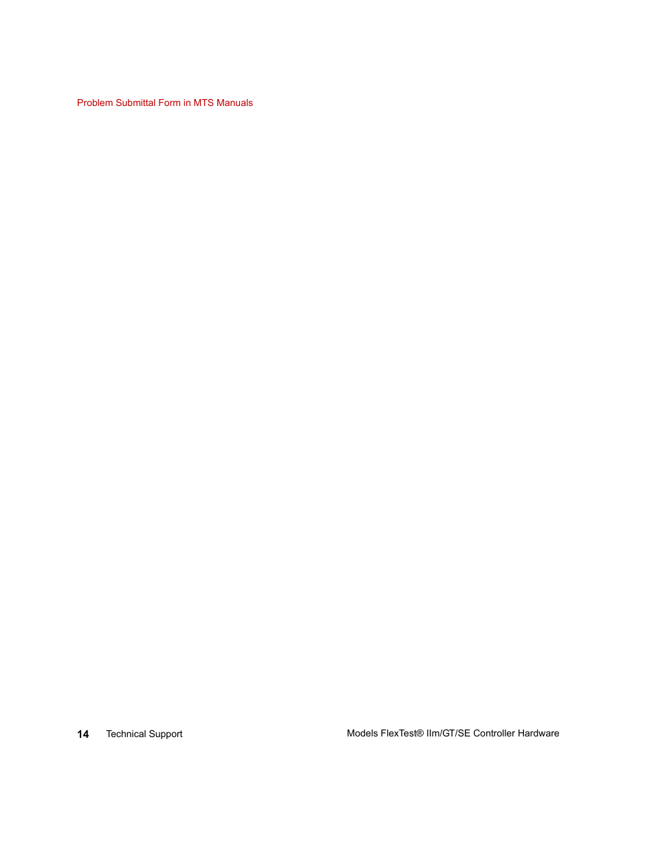 MTS Model FlexTest SE User Manual | Page 14 / 264