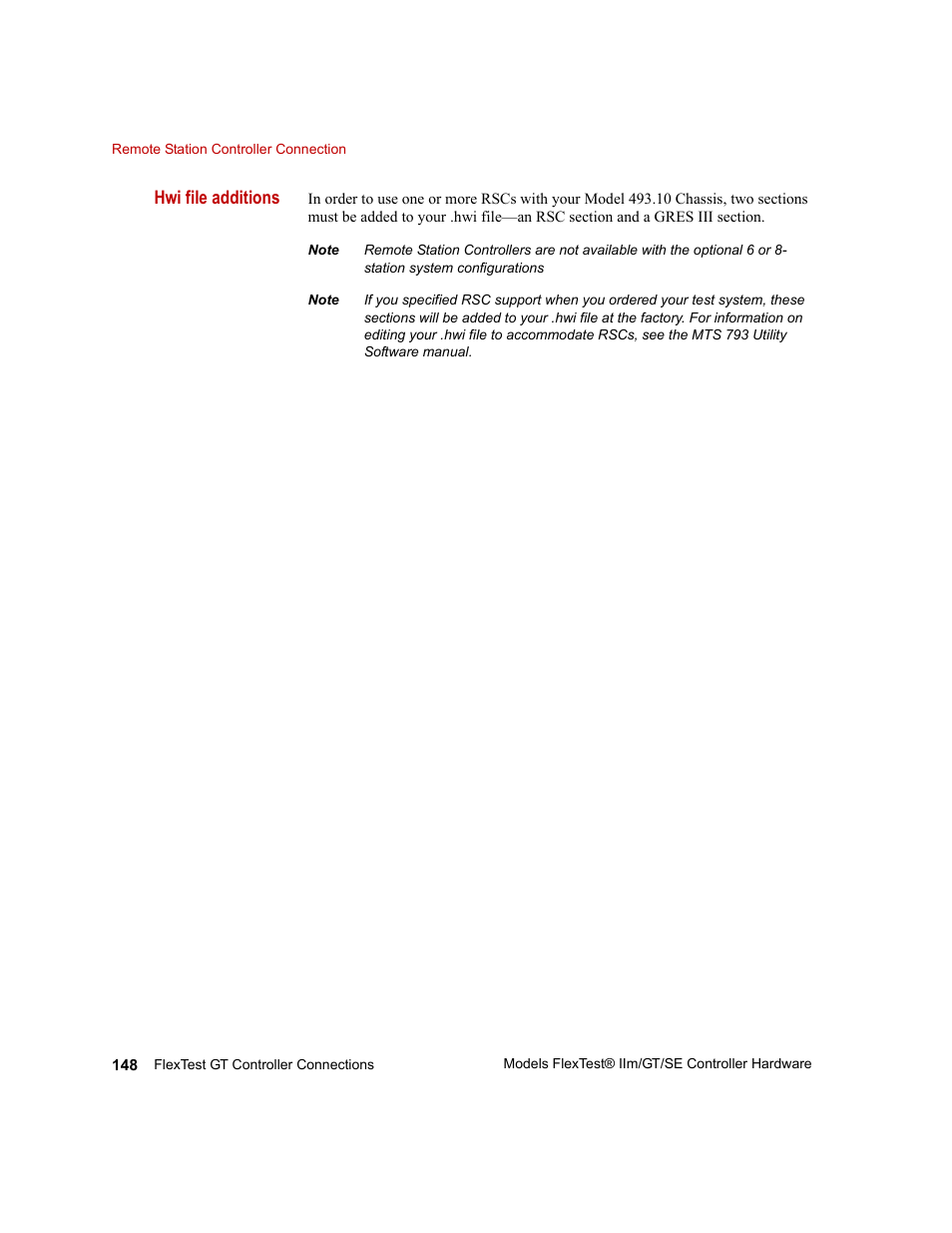 MTS Model FlexTest SE User Manual | Page 148 / 264