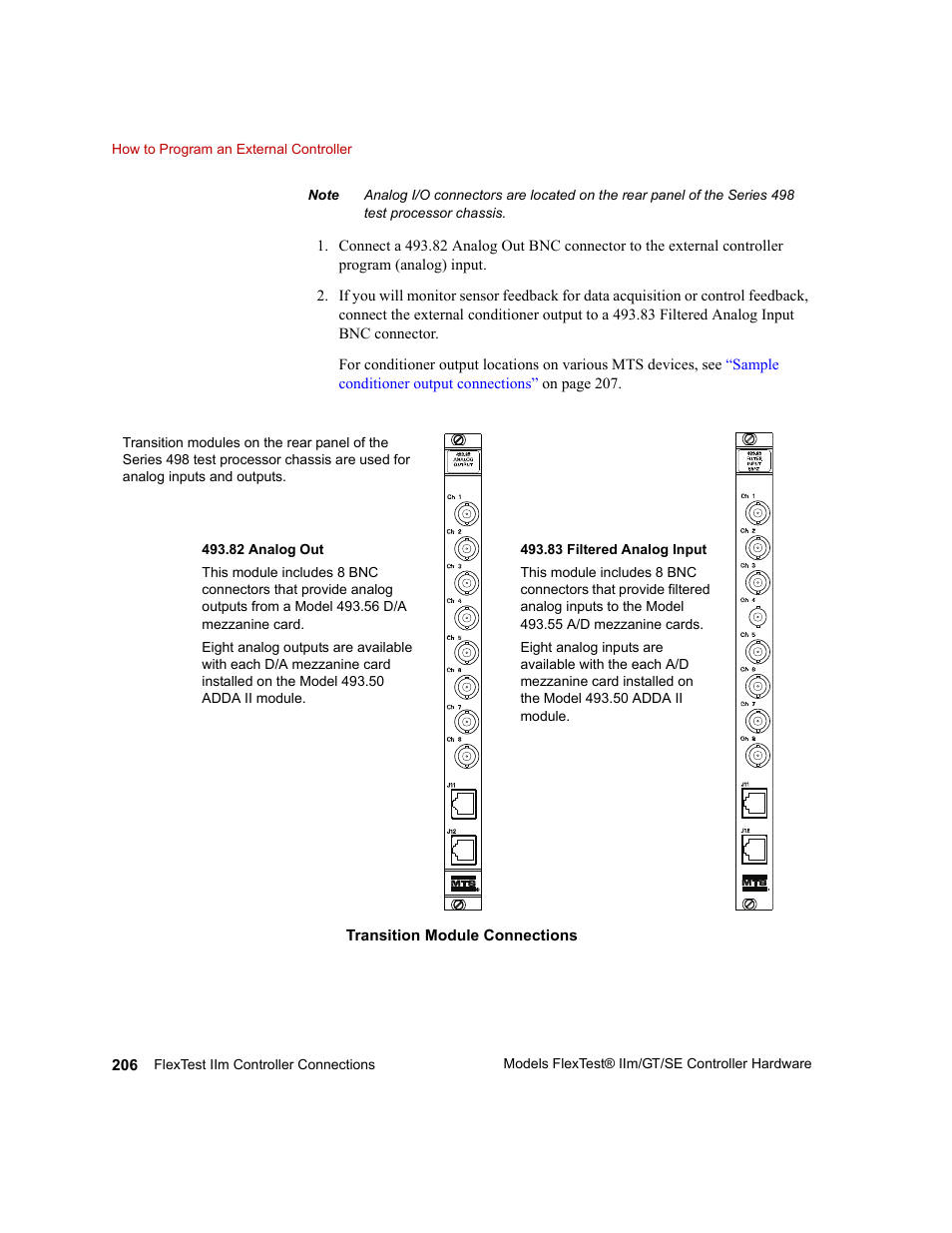 MTS Model FlexTest SE User Manual | Page 206 / 264
