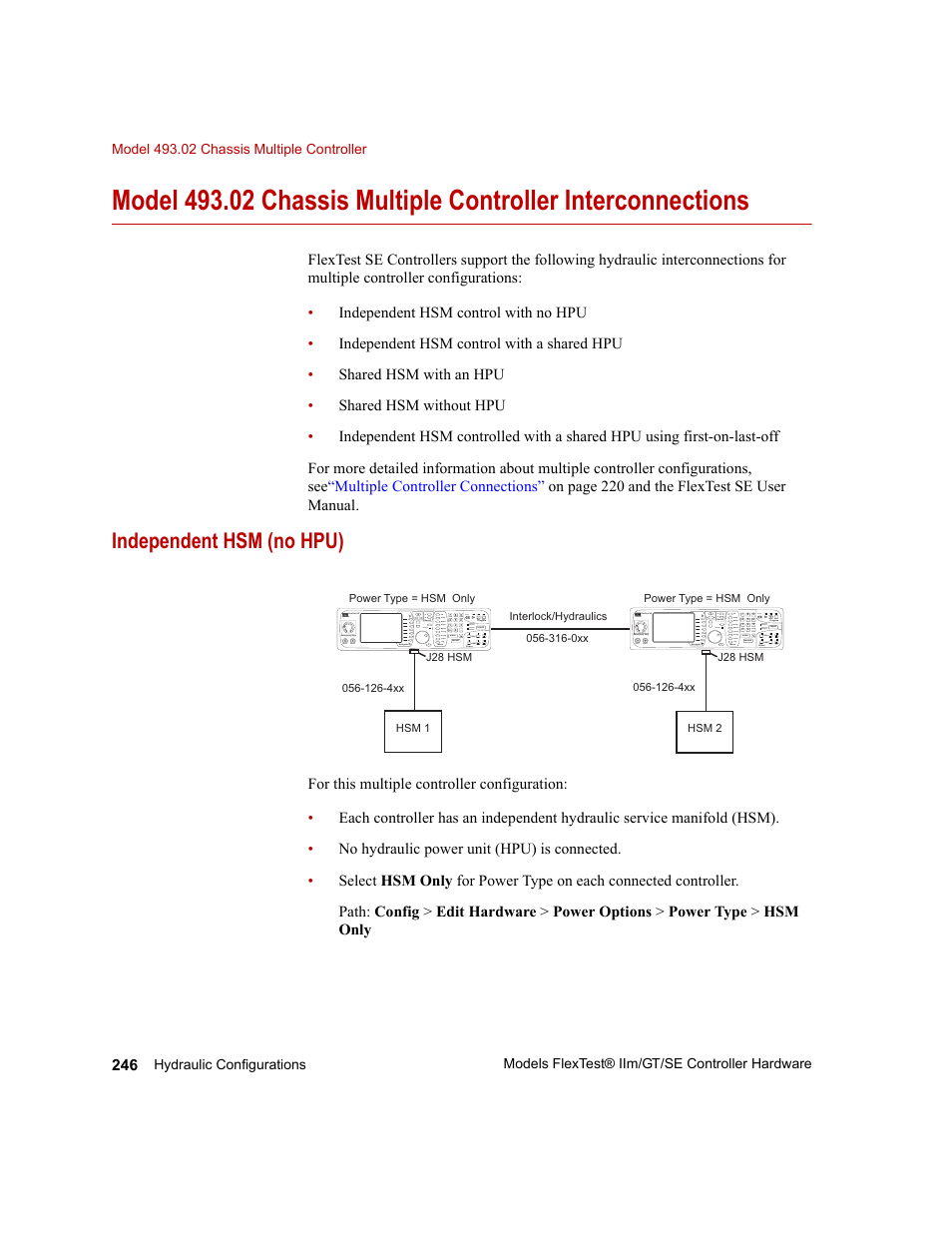 Independent hsm (no hpu), Independent hsm (no hpu) 246 | MTS Model FlexTest SE User Manual | Page 246 / 264