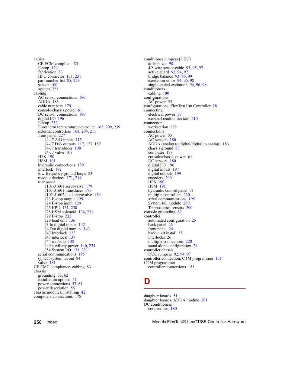 MTS Model FlexTest SE User Manual | Page 258 / 264