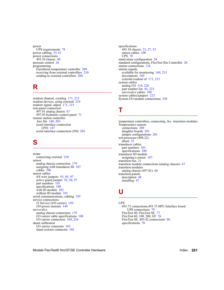 MTS Model FlexTest SE User Manual | Page 261 / 264