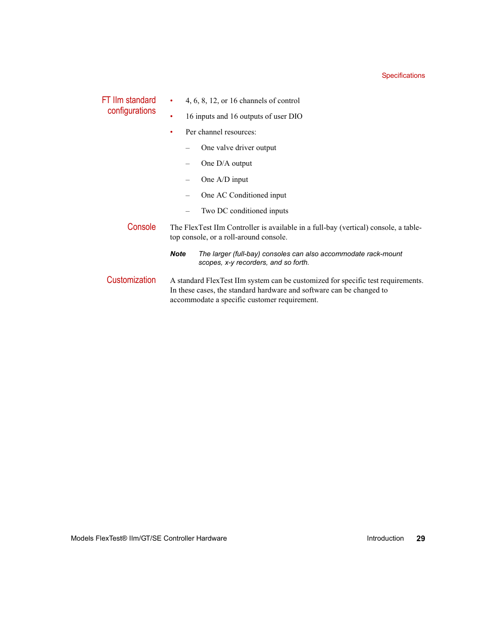 MTS Model FlexTest SE User Manual | Page 29 / 264