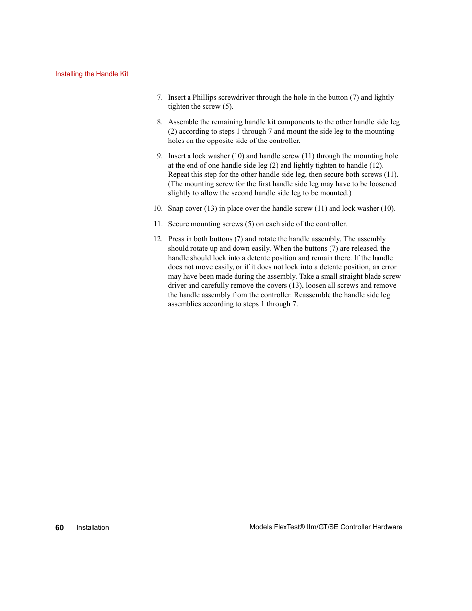 MTS Model FlexTest SE User Manual | Page 60 / 264