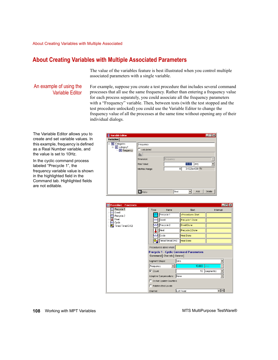 MTS Series 793 Application User Manual | Page 108 / 576