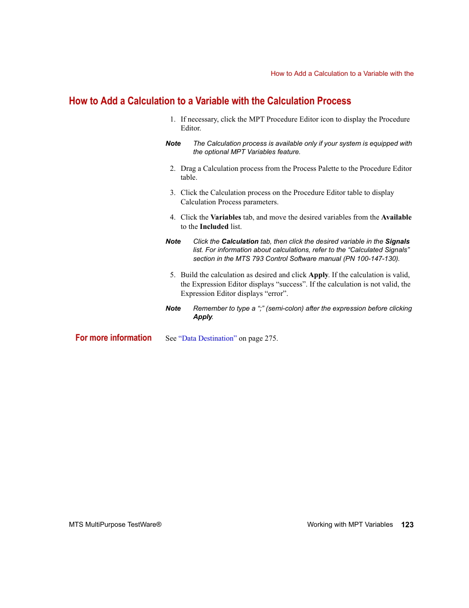 MTS Series 793 Application User Manual | Page 123 / 576
