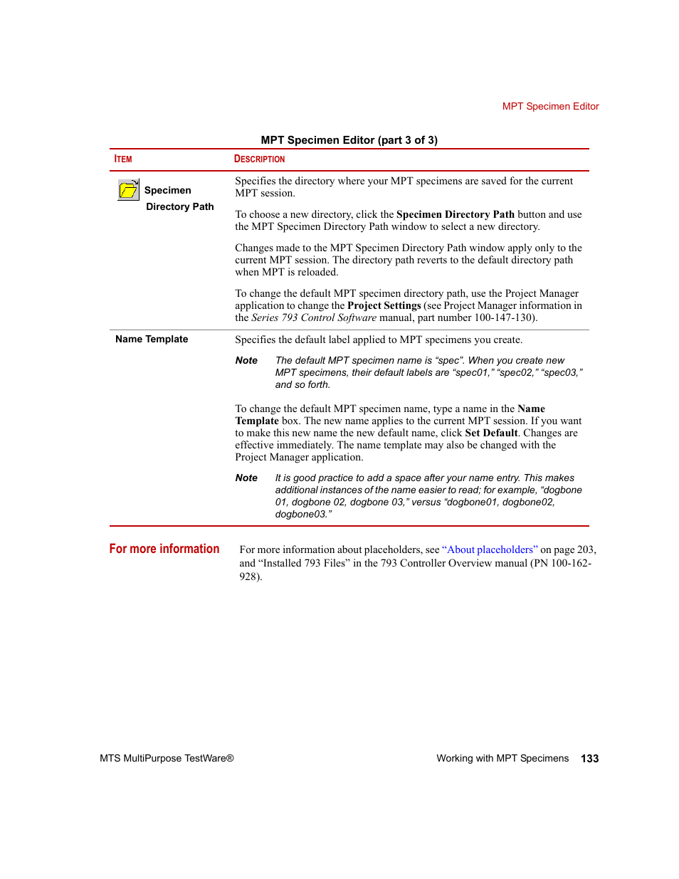 MTS Series 793 Application User Manual | Page 133 / 576