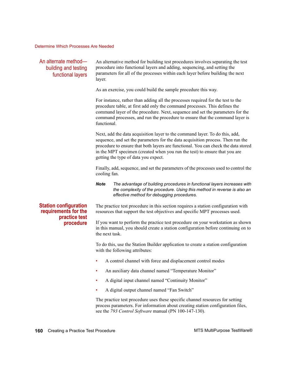 MTS Series 793 Application User Manual | Page 160 / 576