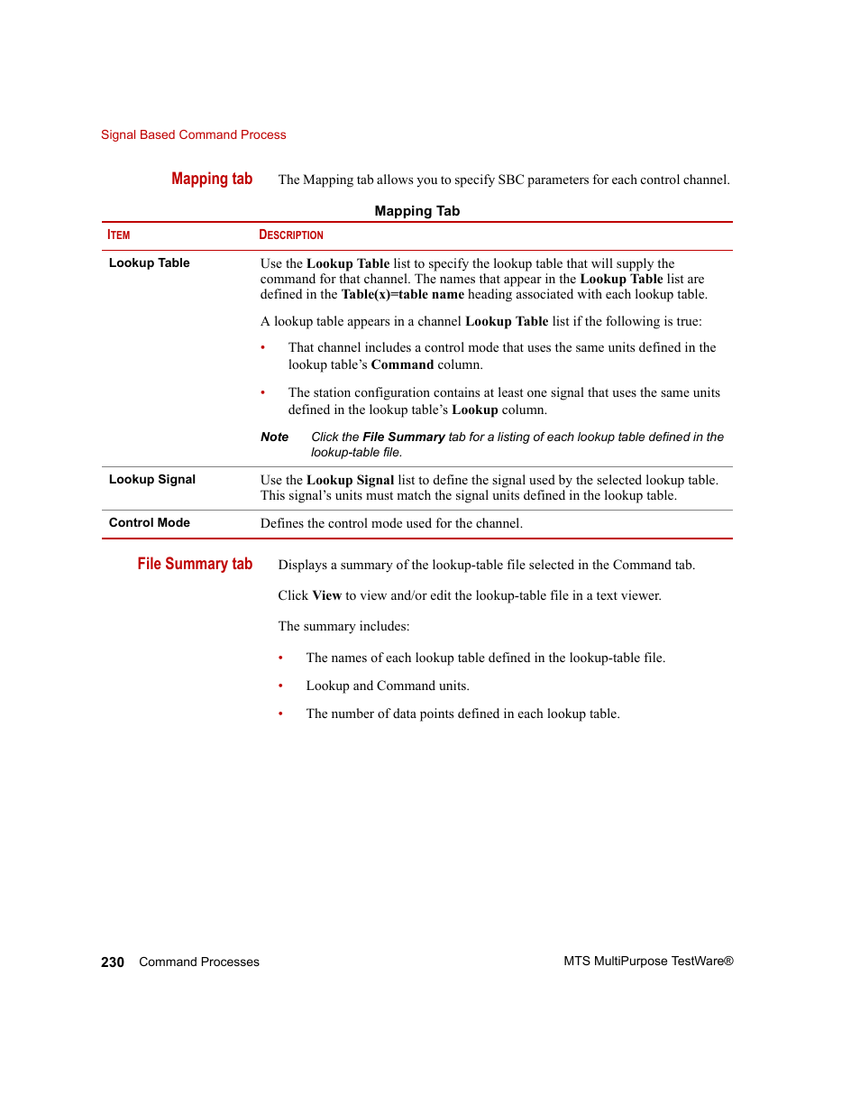 MTS Series 793 Application User Manual | Page 230 / 576