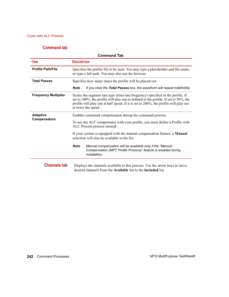 MTS Series 793 Application User Manual | Page 242 / 576