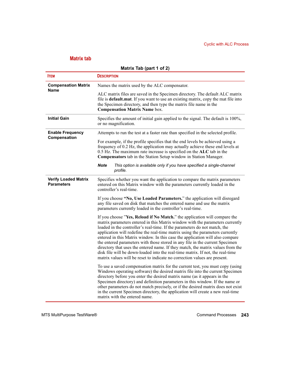 MTS Series 793 Application User Manual | Page 243 / 576