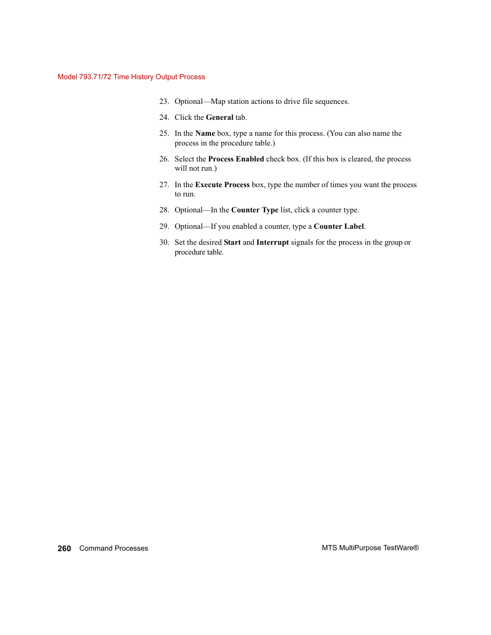 MTS Series 793 Application User Manual | Page 260 / 576