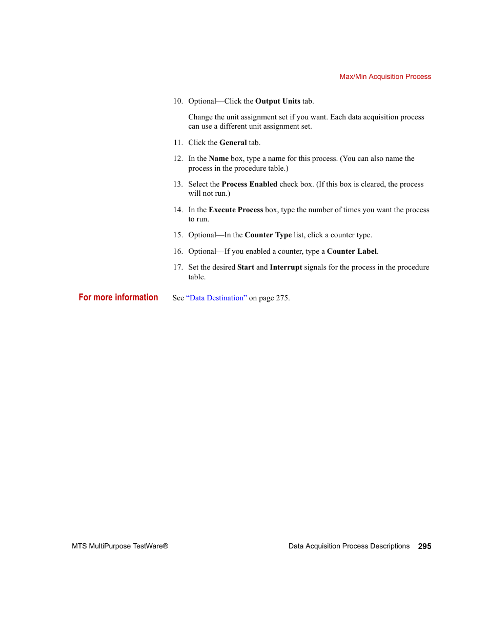 MTS Series 793 Application User Manual | Page 295 / 576