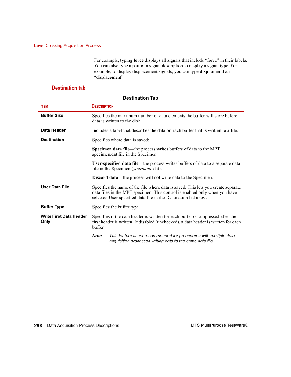 MTS Series 793 Application User Manual | Page 298 / 576