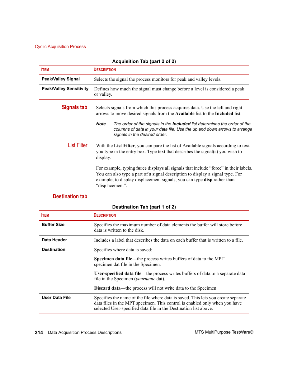 MTS Series 793 Application User Manual | Page 314 / 576