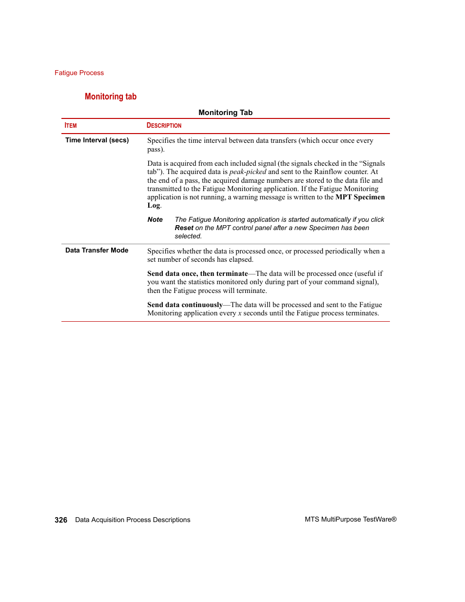 MTS Series 793 Application User Manual | Page 326 / 576