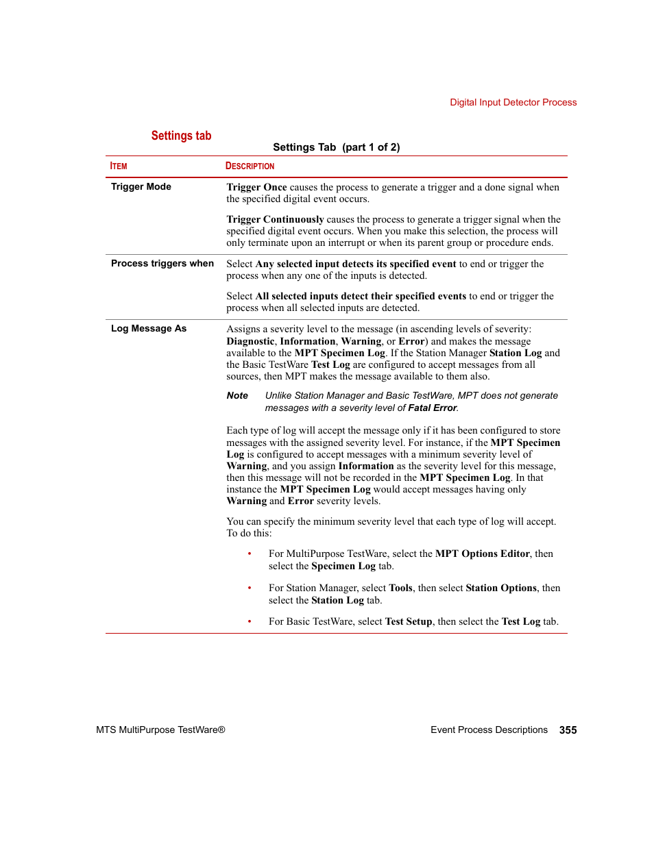 MTS Series 793 Application User Manual | Page 355 / 576