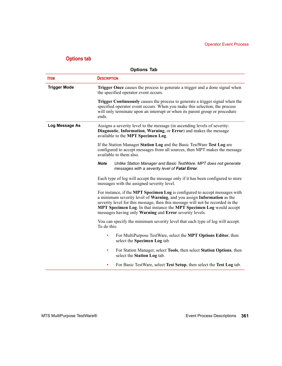MTS Series 793 Application User Manual | Page 361 / 576