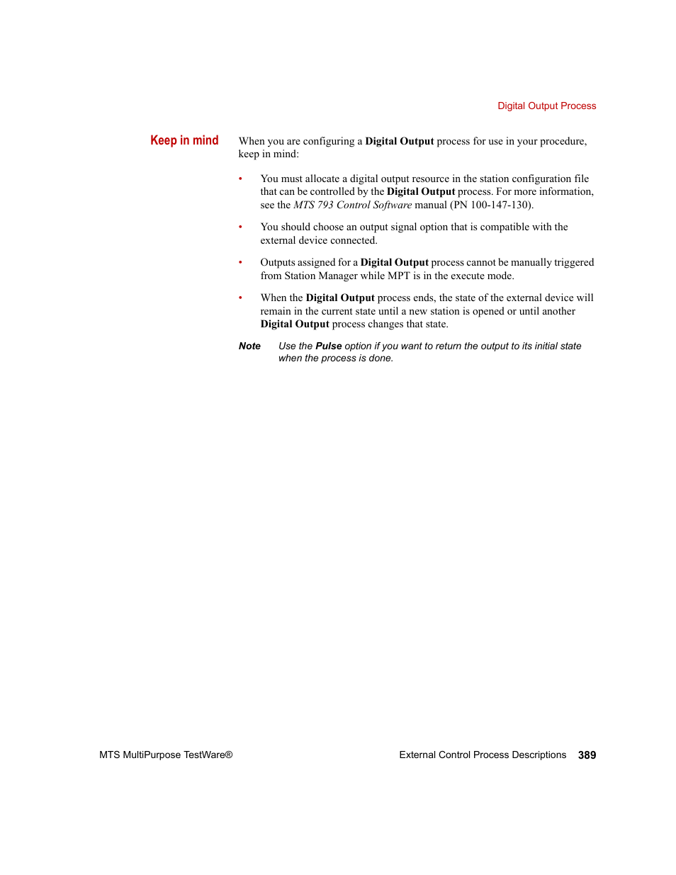 MTS Series 793 Application User Manual | Page 389 / 576