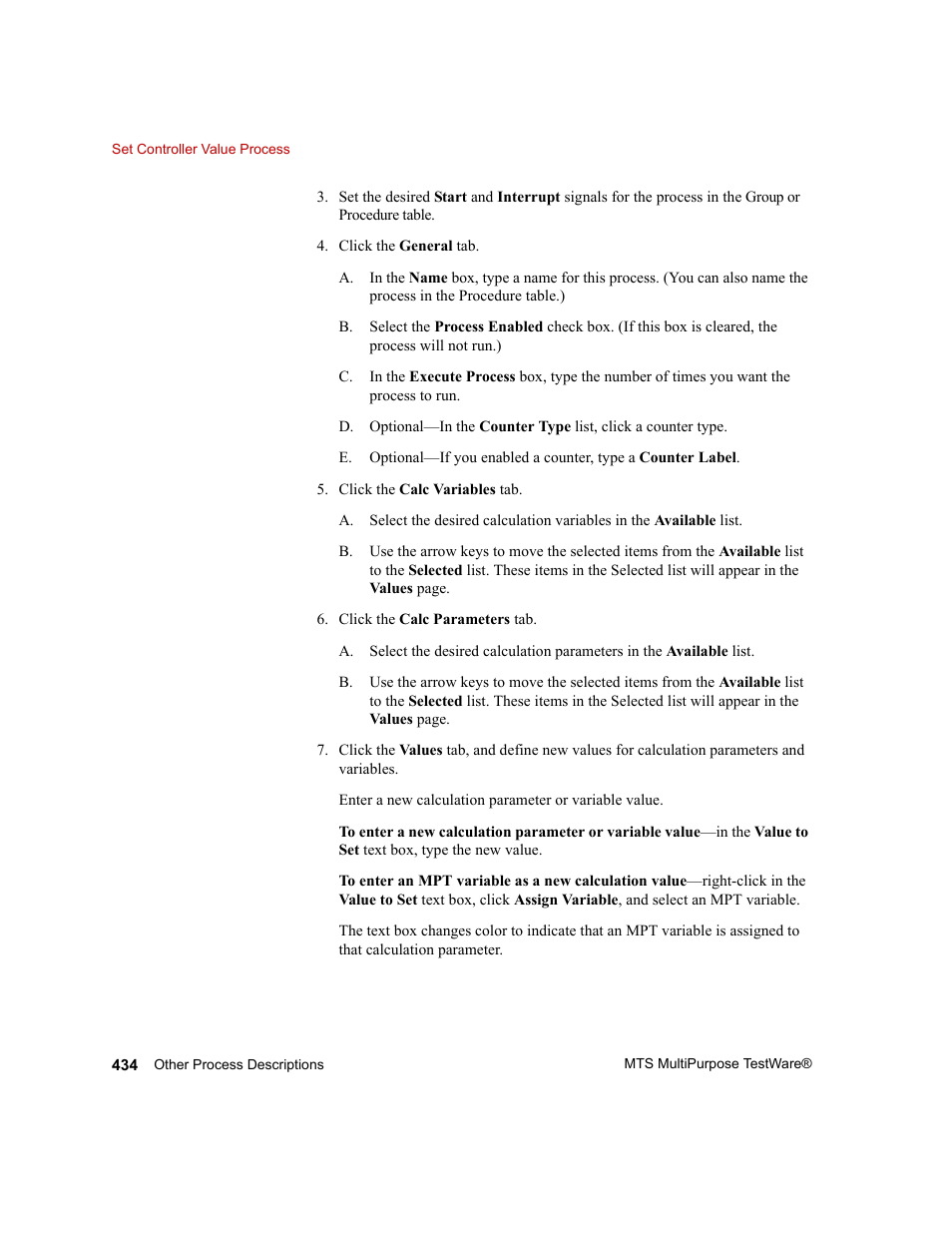 MTS Series 793 Application User Manual | Page 434 / 576