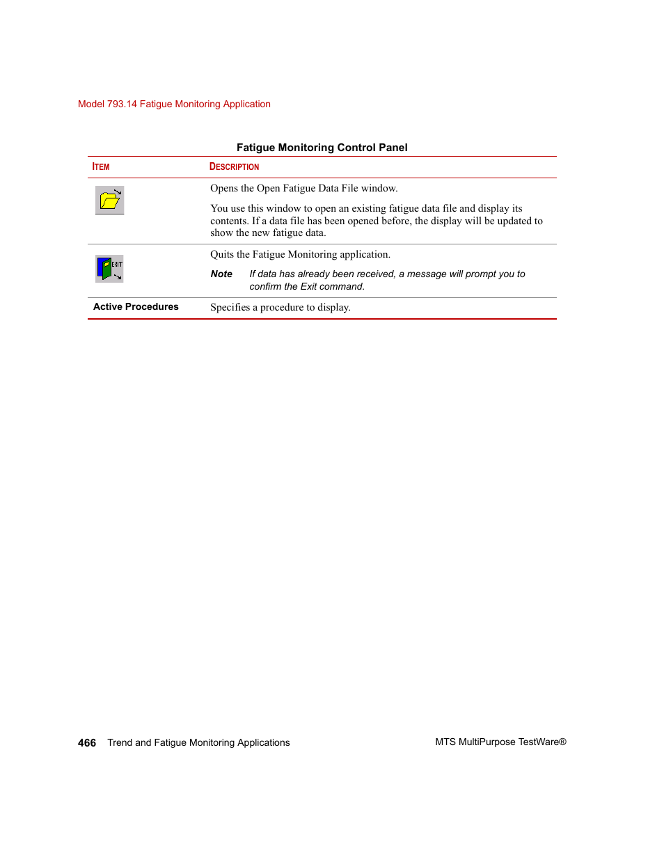 MTS Series 793 Application User Manual | Page 466 / 576