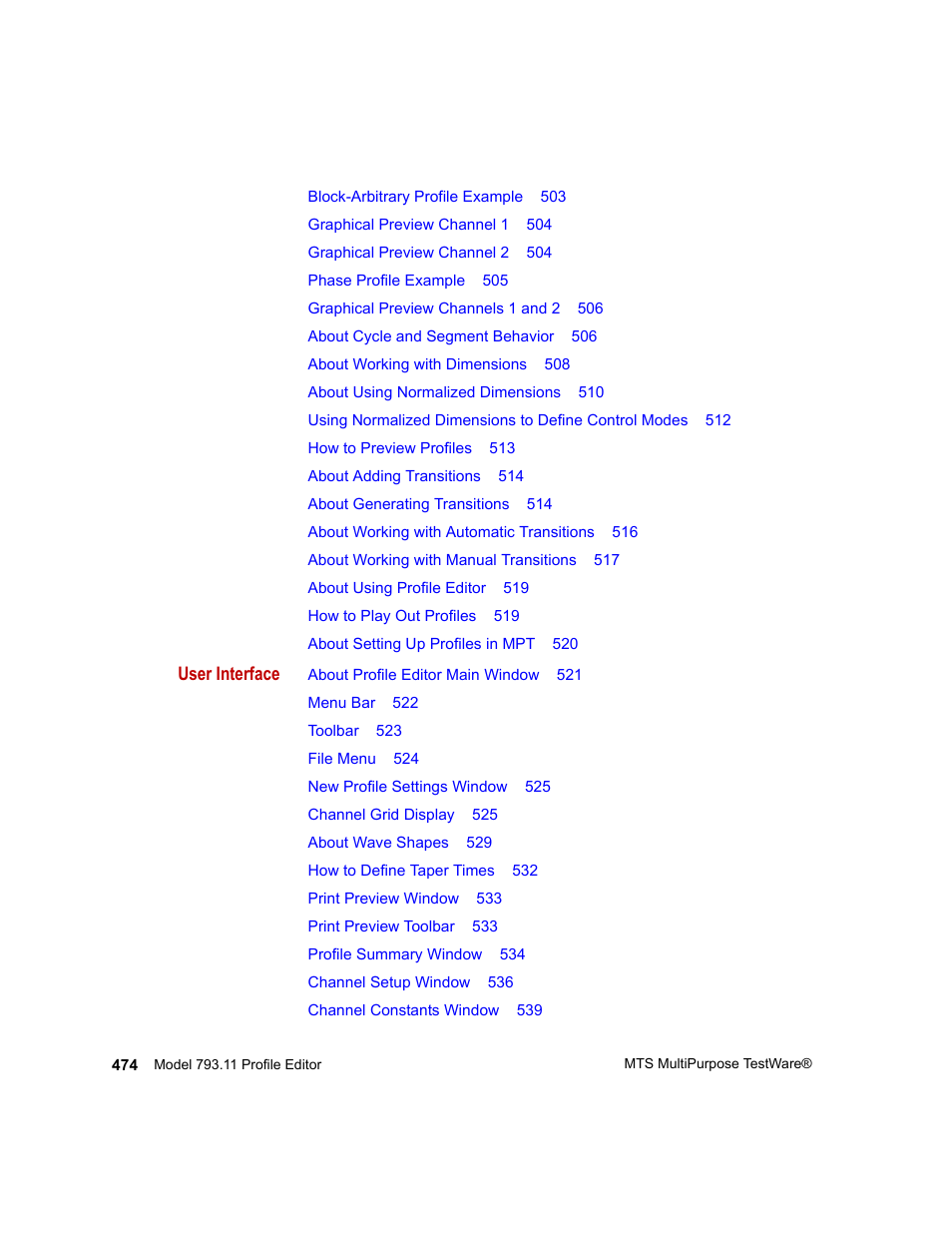 MTS Series 793 Application User Manual | Page 474 / 576