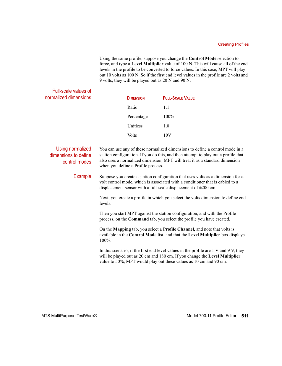 MTS Series 793 Application User Manual | Page 511 / 576