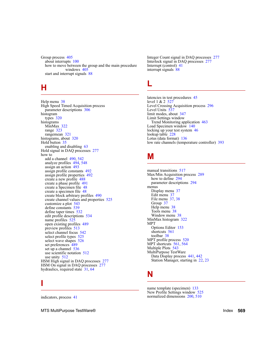 MTS Series 793 Application User Manual | Page 569 / 576