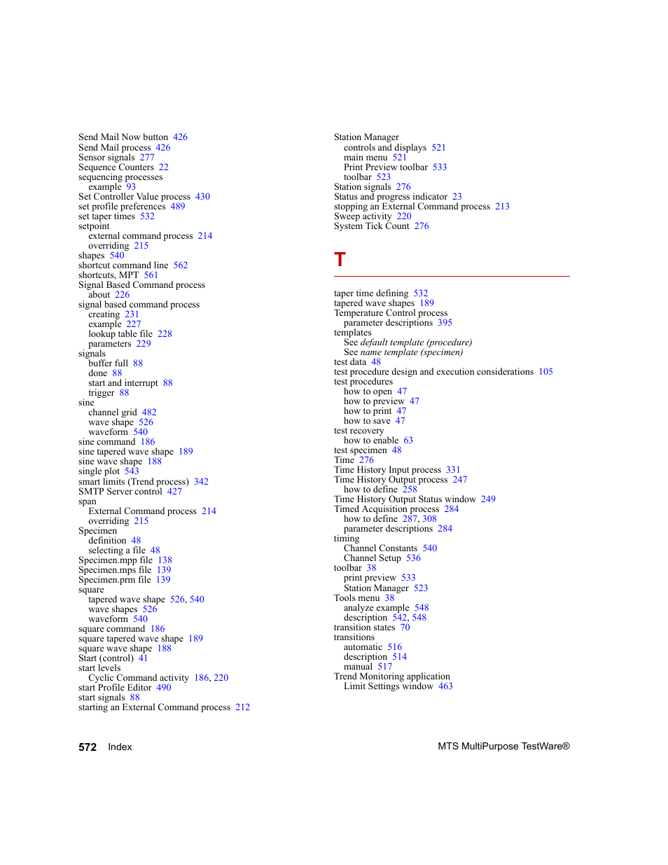 MTS Series 793 Application User Manual | Page 572 / 576