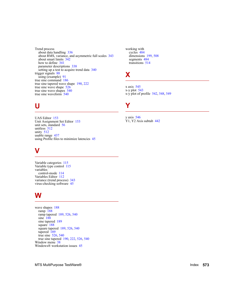 MTS Series 793 Application User Manual | Page 573 / 576