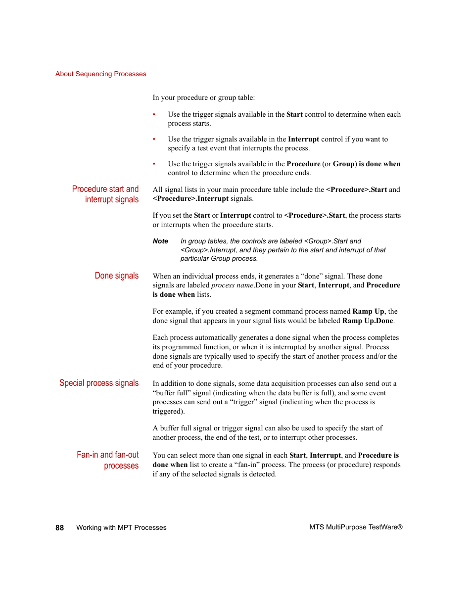 MTS Series 793 Application User Manual | Page 88 / 576