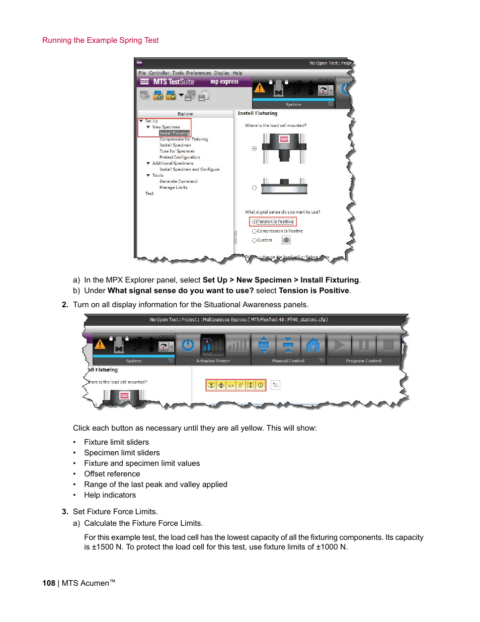 MTS Acumen User Manual | Page 108 / 208