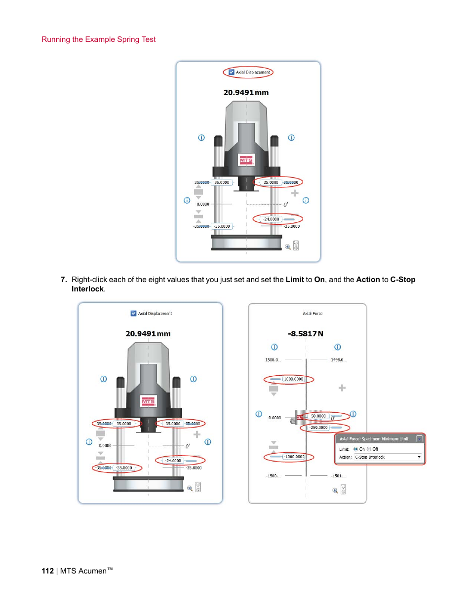 MTS Acumen User Manual | Page 112 / 208